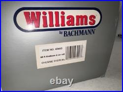 O Gauge 3-Rail Williams 43453 C&O Chessie System 60' Madison Passenger 4-Car Set O Gauge 3-Rail Williams 43453 C&O Chessie System 60' Madison Passenger 4-Car Set