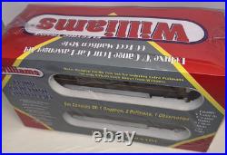 O Gauge 3-Rail Williams M1026 PENNSYLVANIA Madison Style Passenger 4-Car Set NEW