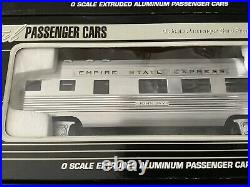 O Gauge K-Line K4670A NYC New York Central Empire State Passenger 4-Car Set