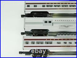 O Gauge Lionel Aluminum 3-Rail PRR Pennsylvania Illuminated 6-Car Passenger Set