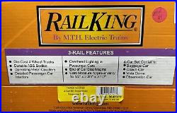 O Gauge MTH 30-67777 Norfolk Southern 4-Car 60' Streamlined Passenger Set
