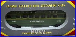 O Gauge Williams 2710 Luxury Lines Streamlined Passenger Four-Car Set