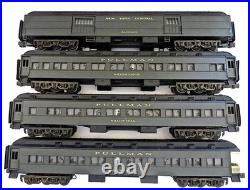 O Lionel Set 4 New York Central Commodore Vanderbilt Heavyweight Passenger Cars