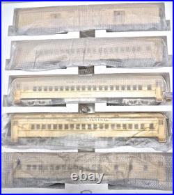 O MTH 20-4029 Millennium Series Gold Plated 5 Car Madison Passenger Set
