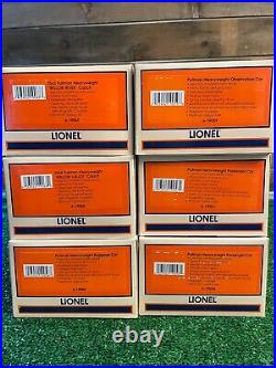 O Scale O Gauge Lionel NYC Pullman Passenger 6 Car set New In Boxes