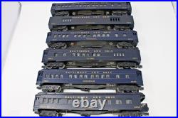O Scale Williams Heavyweight Passenger Car Set Baltimore & Ohio B&O 6 Cars