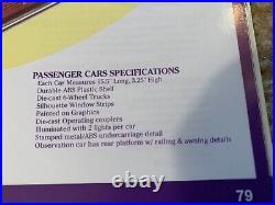 O gauge Williams Madison Luxury Lines 5 Car passenger set NIB