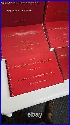 PASSENGER CAR LIBRARYDavid Randall Complete Volume 1,2,3,4,5,6,7 Set