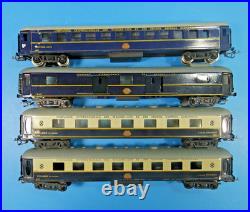 PMP TINPLATE HO CIWL ORIENT EXPRESS SET-50's-1 &2 PULLMAN, FURGON, SLEEPER-AC WHLS