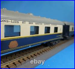 PMP TINPLATE HO CIWL ORIENT EXPRESS SET-50's-1 &2 PULLMAN, FURGON, SLEEPER-AC WHLS