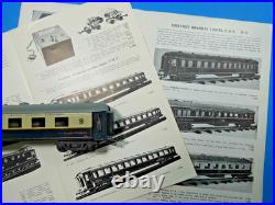 PMP TINPLATE HO CIWL ORIENT EXPRESS SET-50's-1 &2 PULLMAN, FURGON, SLEEPER-AC WHLS