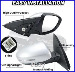 Passenger Side Mirror Compatible with 2011 2012 2013 Kia Optima Mirrors with Tur