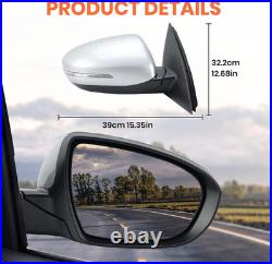 Passenger Side Mirror Compatible with 2014 2015 Kia Optima Mirrors with Heated, T