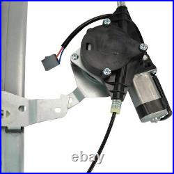 Power Window Regulators with Motor Front Pair Set LH & RH for 94-97 Town Car