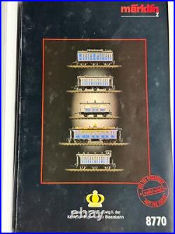 RAILEX Brass Marklin Z Scale King Ludwig II 5 Car Passenger set