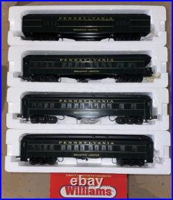 RARE Classic Madison Style Passenger Cars PRR. 4 Pc Set. New In Open Box