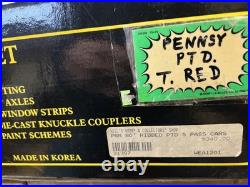 RARE Weaver Gold ED. 5 Car Aluminum Passenger Set, TUSCAN RED Pennsylvania RRR