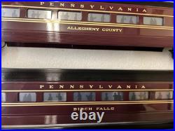 RARE Weaver Gold ED. 5 Car Aluminum Passenger Set, TUSCAN RED Pennsylvania RRR
