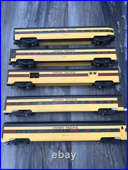 RARE Weaver Union Pacific Forty-Niner Streamlined 5-20 Car Passenger Set