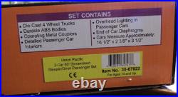 Rail King 2 Car Union Pacific Passenger Set #30-67822 NEW