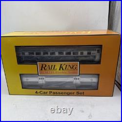 Rail King MTH Electric Train Santa Fe 4-Car Passenger Set 30-67871 New