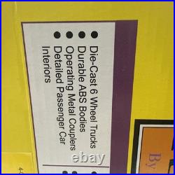 Rail King MTH Electric Train Santa Fe 4-Car Passenger Set 30-67871 New