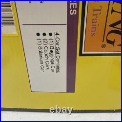 Rail King MTH Electric Train Santa Fe 4-Car Passenger Set 30-67871 New