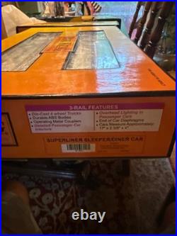 Rail king mth o gauge Amtrak, superliner sleeper /diner two car set new inbox