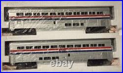 Railking O Scale 4 Cars Superliner Set Amtrak 30-6500