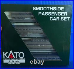 Rare Kato 106-1106 Southern Pacific-2 Smoothside Passenger Car 4 Car Set B