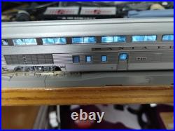 Rare Lighted KATO N Scale 106-075 Santa Fe EL Capitan 10 Car Passenger Set