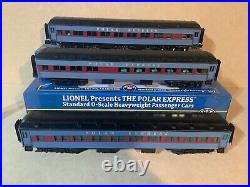 Rare Lionel Scale Polar Express Heavyweight Passenger 5 Car Set 3 Rail O Gauge