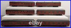 Right-of-Way 5704 O BRASS Pennsylvania 6-Car Passenger Set 3 Rail EX/Box