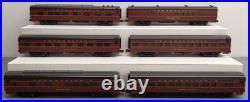 Right-of-Way 5704 O BRASS Pennsylvania 6-Car Passenger Set 3 Rail EX/Box