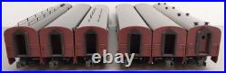 Right-of-Way 5704 O BRASS Pennsylvania 6-Car Passenger Set 3 Rail EX/Box