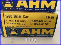 Rivarossi 6201/6203/6203 HO Crescent Limited 1920's 4-Car Passenger Set Rare NIB