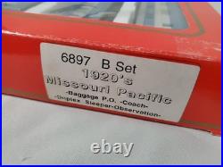 Rivarossi 6897 HO Missouri Pacific 1920's 4-Car Passenger Set B