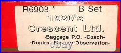 Rivarossi 6903 HO Scale Crescent Limited 1920's 4-Car Passenger Set (Set B) Rivarossi 6903 HO Scale Crescent Limited 1920's 4-Car Passenger Set (Set B)