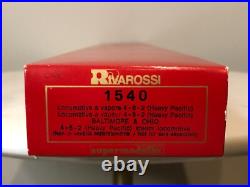 Rivarossi HO Scale Baltimore & Ohio Locomotive Engine / Passenger Cars Set 1540 Rivarossi HO Scale Baltimore & Ohio Locomotive Engine / Passenger Cars Set 1540