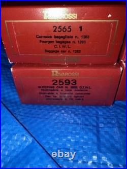 Rivarossi HO scale (4) Car Passenger Set CIWL Orient express NOS