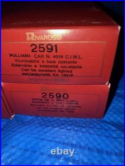 Rivarossi HO scale (4) Car Passenger Set CIWL Orient express NOS