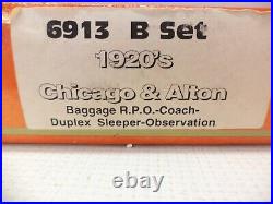 Rivarossi Ho 6913, Chicago & Alton 4 car passenger set B