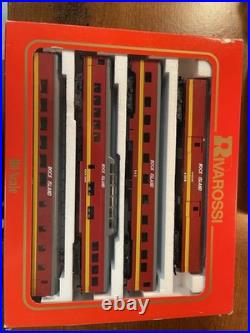 Rock Island Rivorossi Passenger Cars Set A Baggage, Coach, Diner & Dome Car