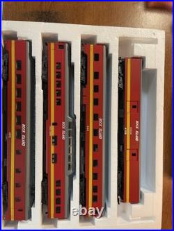 Rock Island Rivorossi Passenger Cars Set A Baggage, Coach, Diner & Dome Car