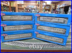 Roundhouse/athearn Pennsylvania Ho Streamlined 6 Car Passenger Set New Old Stock