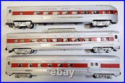 S gauge American Flyer passenger set, car #'s 960, 962, 963 in original boxes