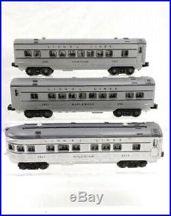 Set Of 3 Lionel Trains Postwar Illuminated Passenger Cars O Scale