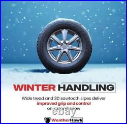 Set of 2 205/60R16 Weatherhawk Zeta 96T Winter Snow Tires 2056016 16 Set of 2 205/60R16 Weatherhawk Zeta 96T Winter Snow Tires 2056016 16
