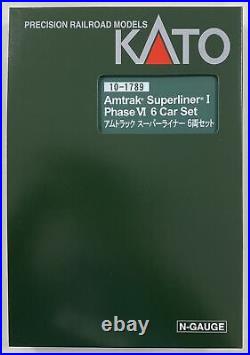 Set of 2 KATO N scale Amtrak ALC-42 Loco & Superliner 3 car & Superliner 6 car