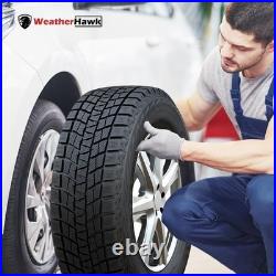 Set of 4 185/70R14 Weatherhawk Zeta 88T Winter Snow Tires 1857014 Tires Only